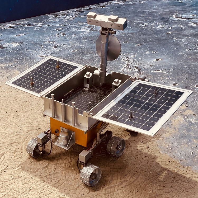 火星探测器天问一号 1:1祝融号火星车仿真模型 网红拍照展览摆件