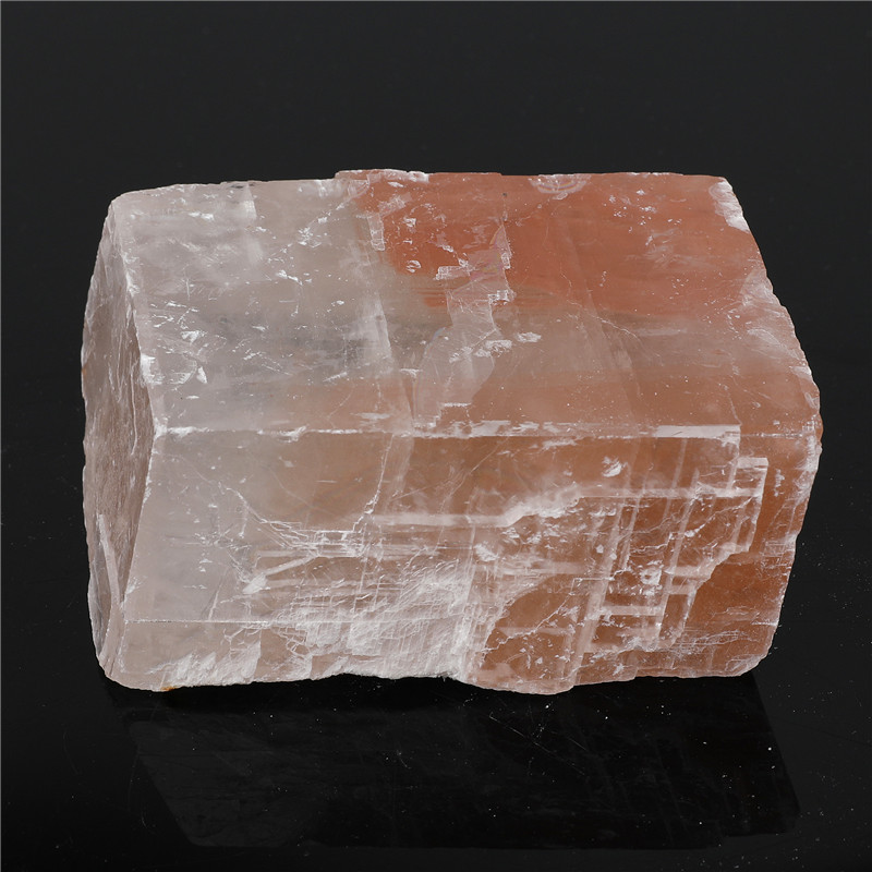 跨境货源天然摩洛哥白黄色石膏原石天然水晶矿物大块盒装教学标本