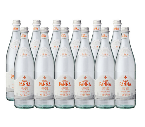 普娜天然矿泉水750ml(玻璃瓶)