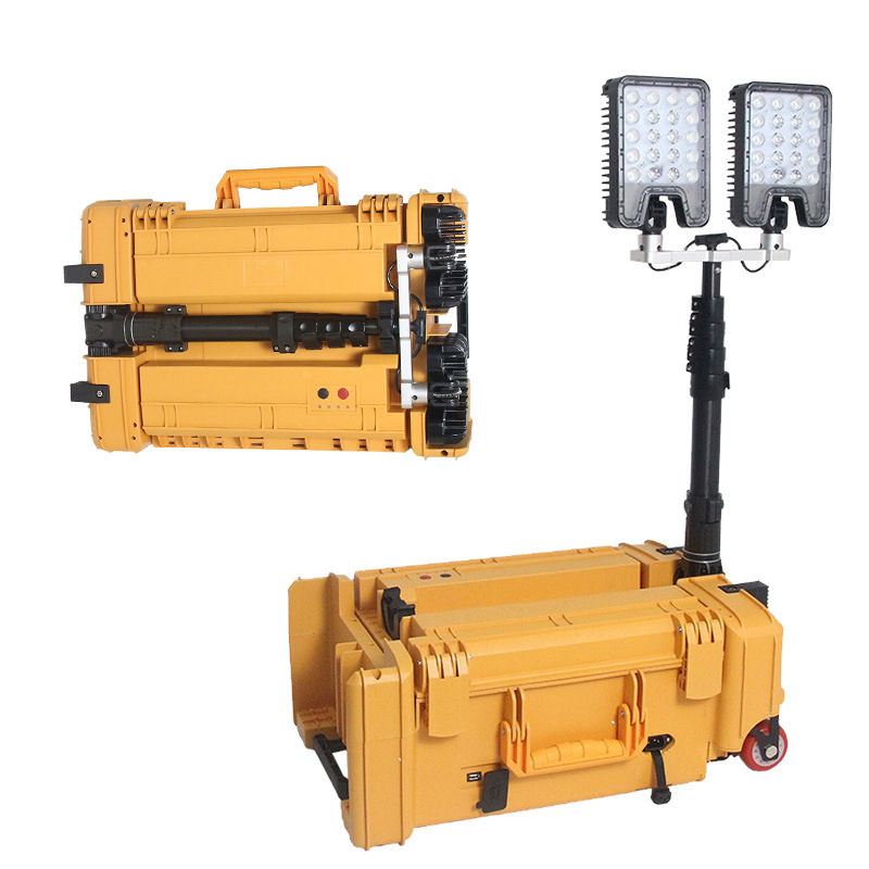 fw6118移动照明系统hr6118充电型led移动工作灯120w警示聚光泛光