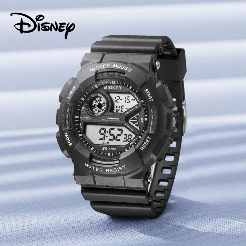 disney/迪士尼 米奇星期日历双显多功能男生运动电子表199/219