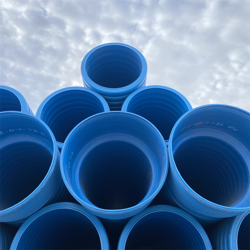 22成交42米甘肃中财hdpe双壁波纹管dn800市政排污管道规格齐全相似店