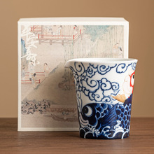祥龙纳福茶海家用单个分茶器中式功夫茶具配件公道杯陶瓷匀杯公杯