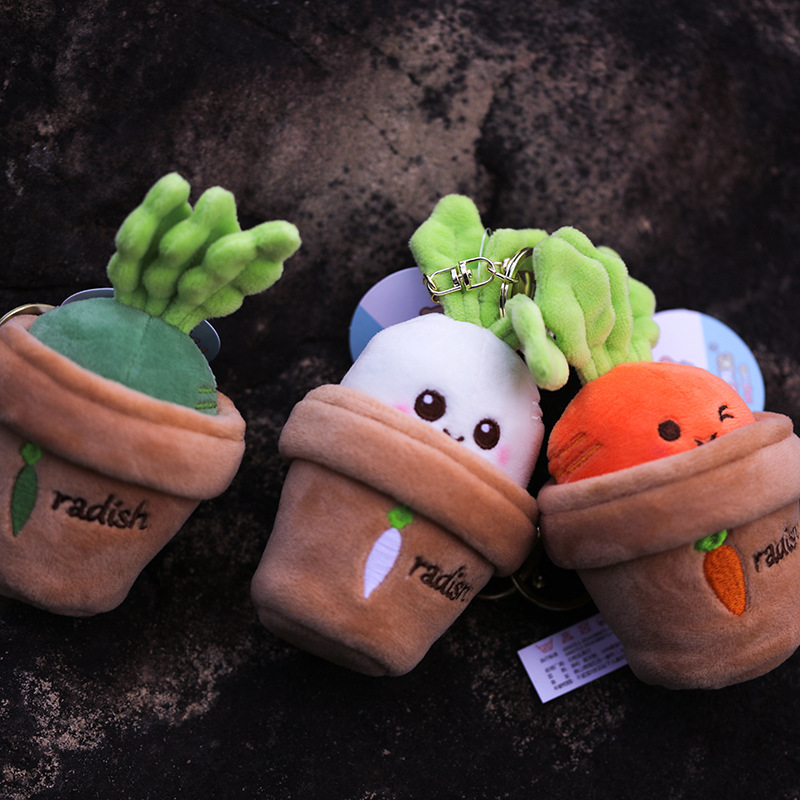 Creative Cartoon Grass Potted Doll Plush Toy Carrot Doll Plush Doll Wholesale Amazon