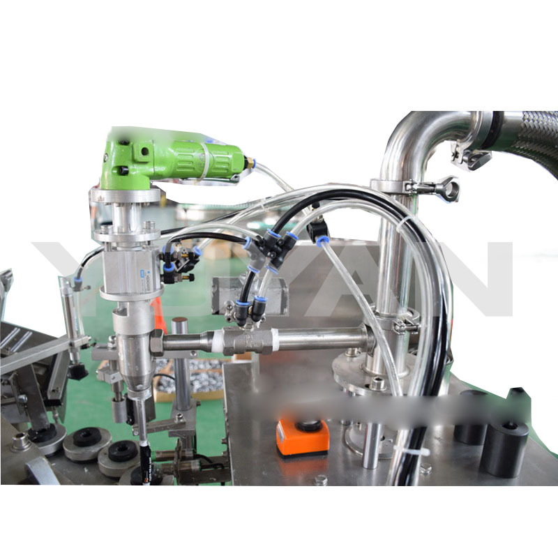 供应免钉胶灌装封尾机 铝管万能胶颜料灌装机 全自动封尾机