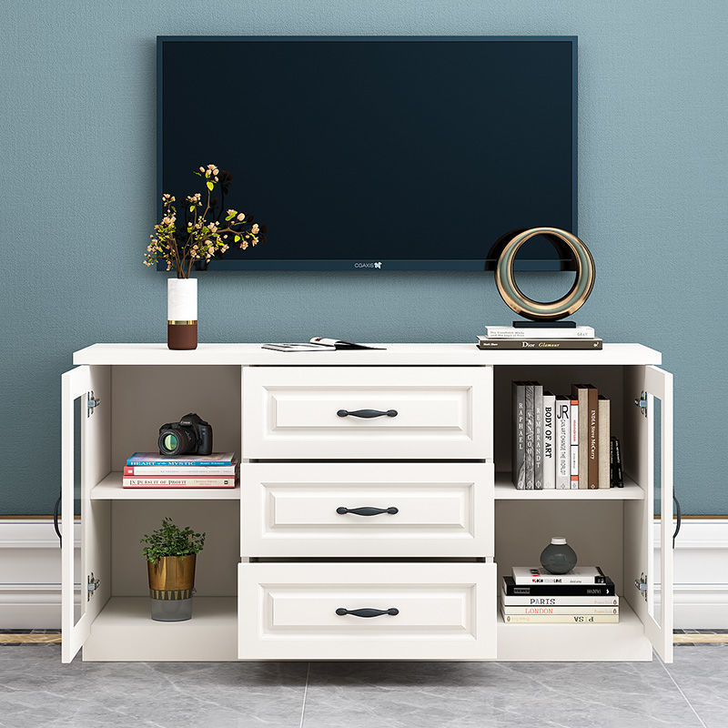 电视柜高柜实木客厅新款简约加高墙柜小户型卧室电视机柜组合