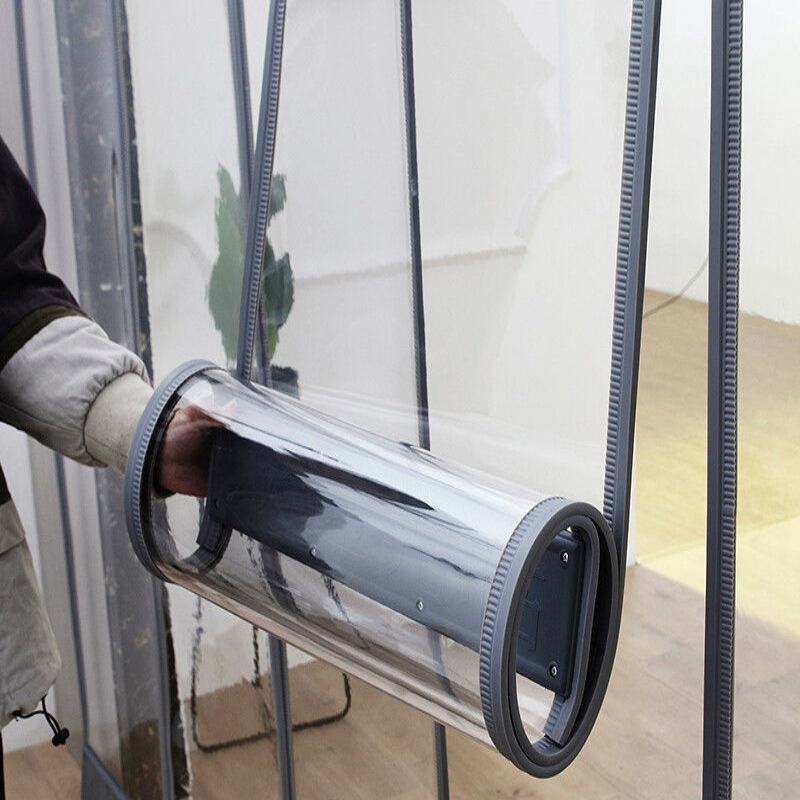 磁性帘透明pvc塑料自吸空调软帘隔热保温挡风隔断帘商场家用