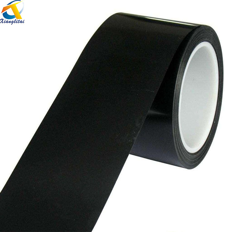黑色pet胶带遮光胶带 哑光黑led背光源遮光胶带 黑色pet麦拉胶带