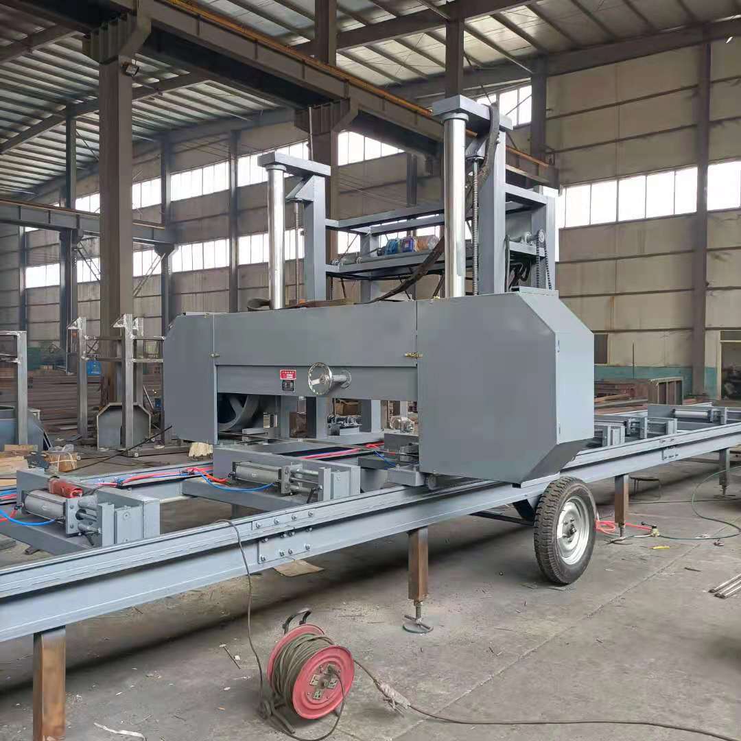 厂家在售全自动卧式木工带锯机 木材卧式锯切机 龙门式木工带锯机