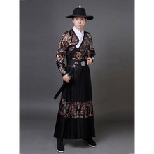 儿童古装汉服男童武侠中国风锦衣卫蟒袍飞鱼服麒麟明制交领汉服