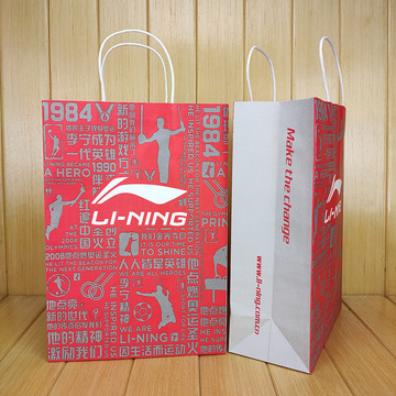李宁 手提袋 购物袋 纸袋 袋子