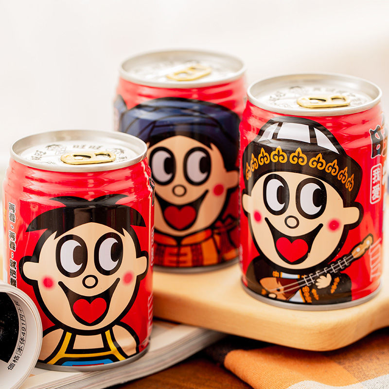 旺旺旺仔牛奶礼盒装o泡果奶甜牛奶早餐儿童学生饮料整箱批发特价