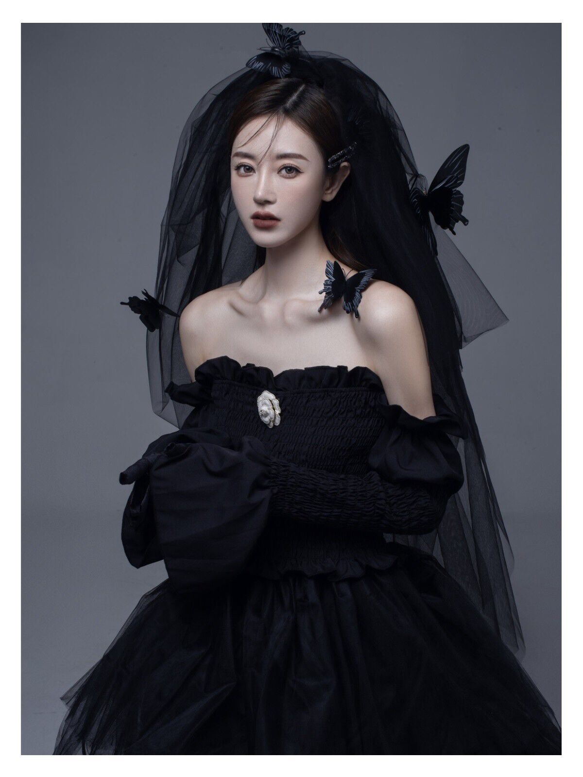 写真服装女影楼新款暗黑系列主题个人艺术照精灵梦幻礼服摄影服饰