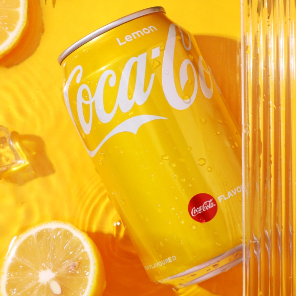 6罐装/香港版进口饮品可口可乐柠檬味可乐碳酸饮料易拉罐整组