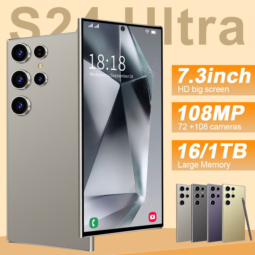 2024新款跨境外贸S24 Ultra全球版3+64G安卓手机源头工厂(劲爆款)