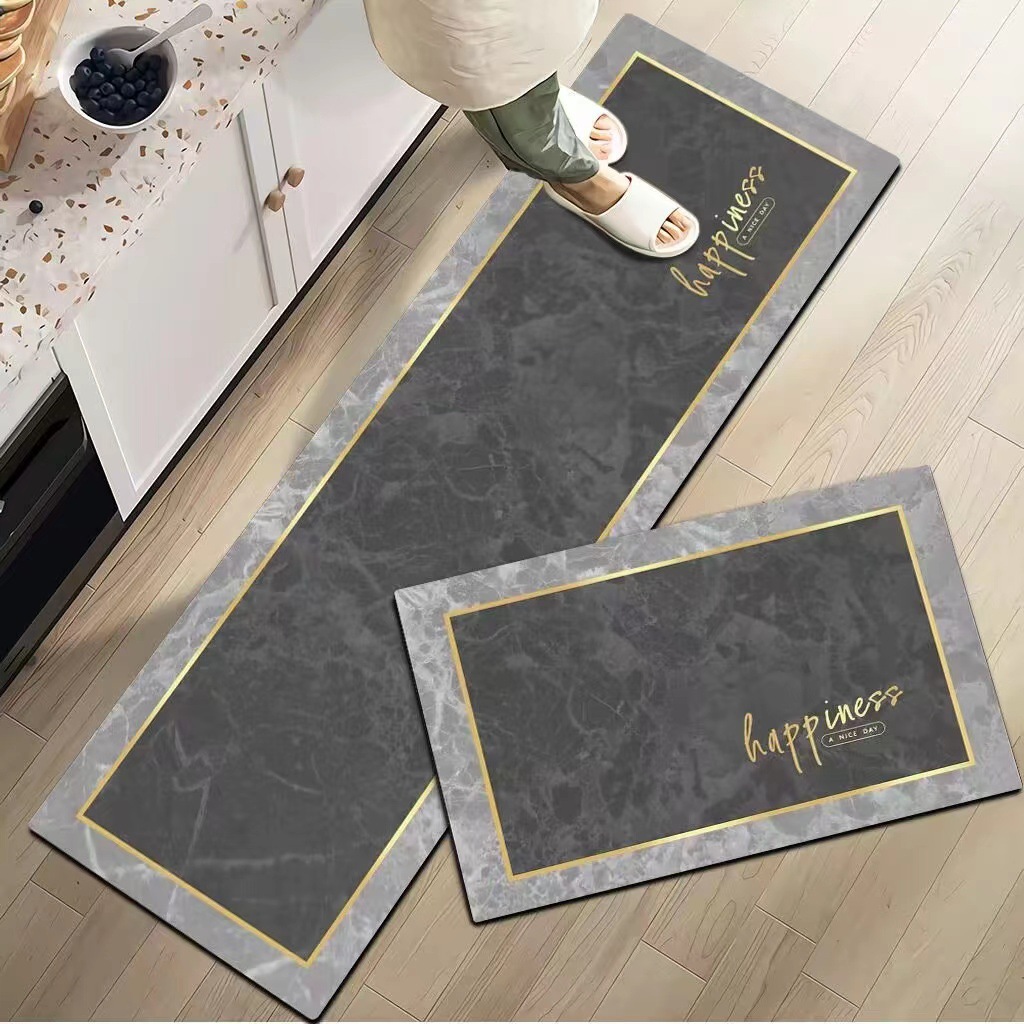 Cross-Border Kitchen Floor Mat Diatom Ooze Soft Mat Hydrophilic Pad Carpet Modern Minimalist Absorbent Non-Slip Quick-Drying Bathroom Door Mat