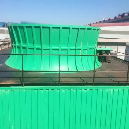冷却塔风筒玻璃钢smc模压风筒冷却塔维修风筒回收型风筒厂家直销