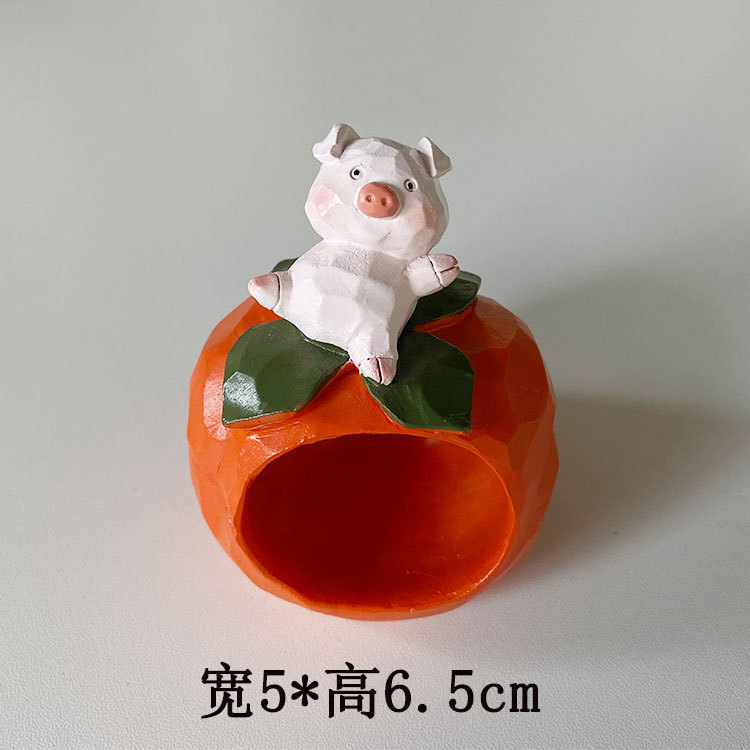 Wholesale Hand Carved Cartoon Resin Car Small Ornaments Creative Home Desktop Decoration Gift Shooting Props