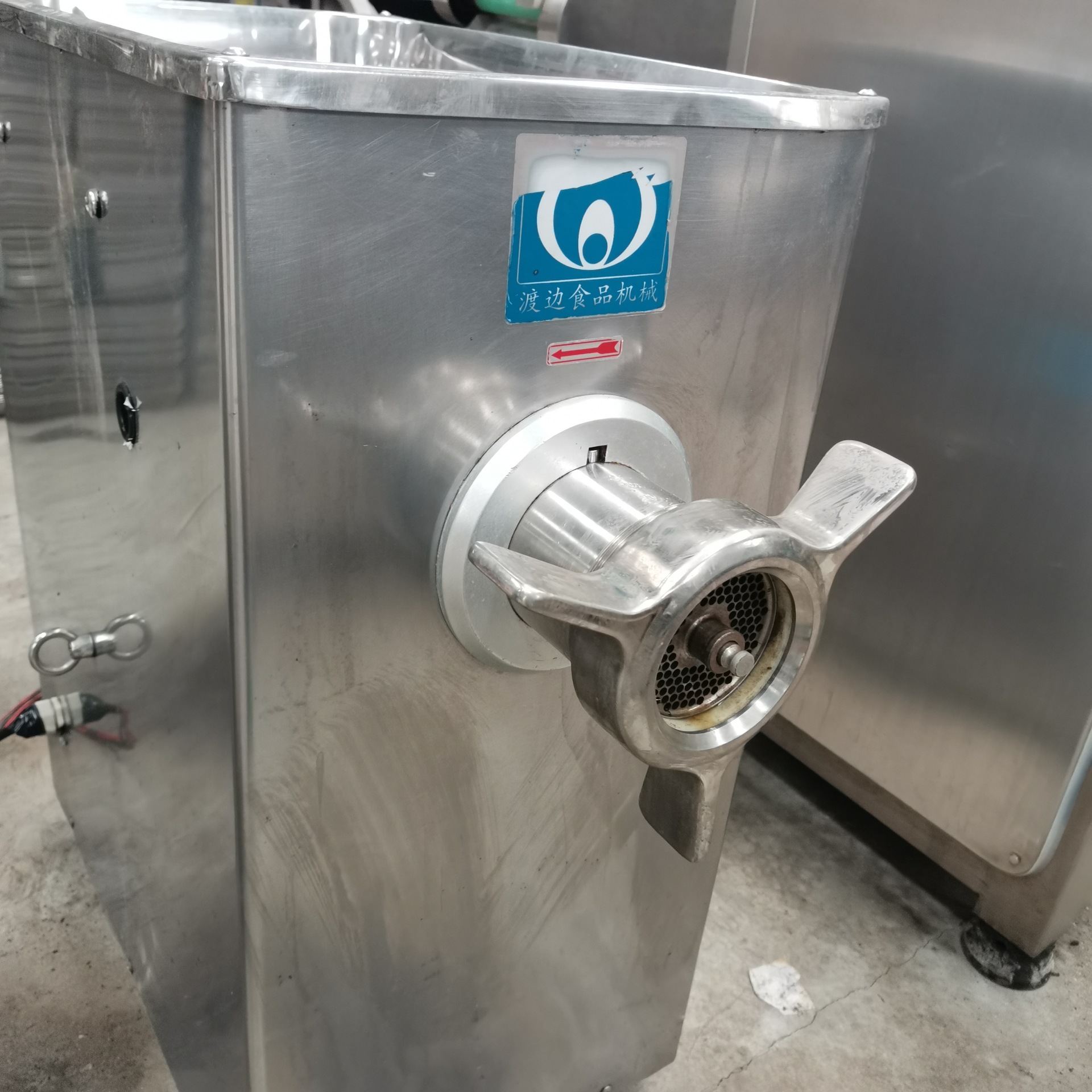 二手绞肉机富士豹32绞肉机商用鲜肉绞肉机切丁机全自动绞肉机