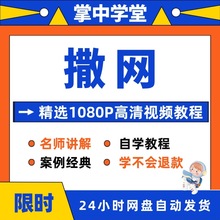 精通在线到课程全套视频教程技巧入门学习从撒网培训