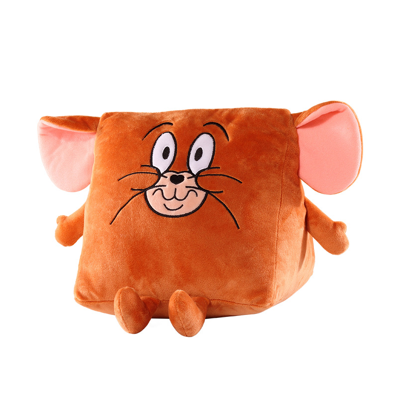 Genuine Cat and Mouse Anime Peripheral Plush Toy Pillow Deformation Vase Talking Tom Cat Bottle Decompression Small Gift