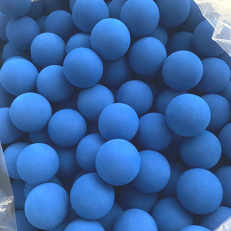 小红书同款克莱因蓝立体小圆球装饰画艺术摆件球eva泡沫球海绵球