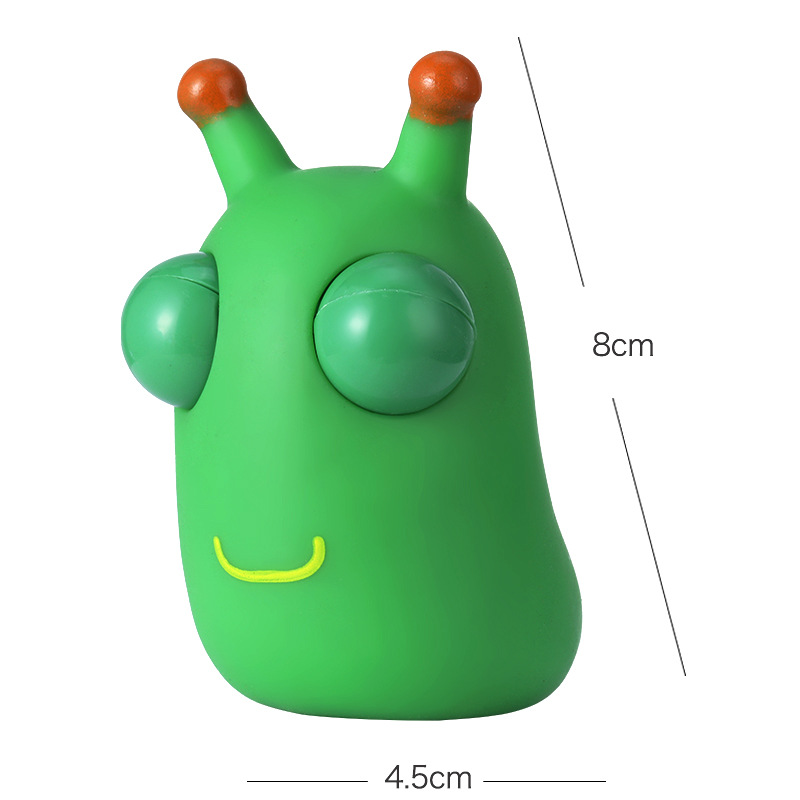 Best-Seller on Douyin Toys Explosive Eye Bugs Squeezing Toy Useful Tool for Pressure Reduction Funny Bugs Vent Squeeze Small Toys