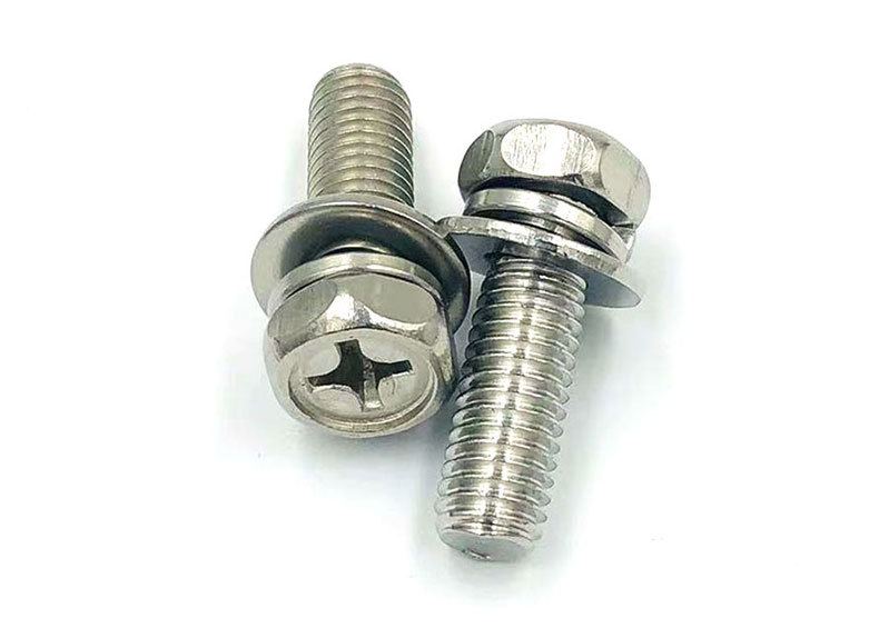 批发组合304十字螺栓gb9074六角头螺钉m8x25不锈钢凹穴六角头螺栓