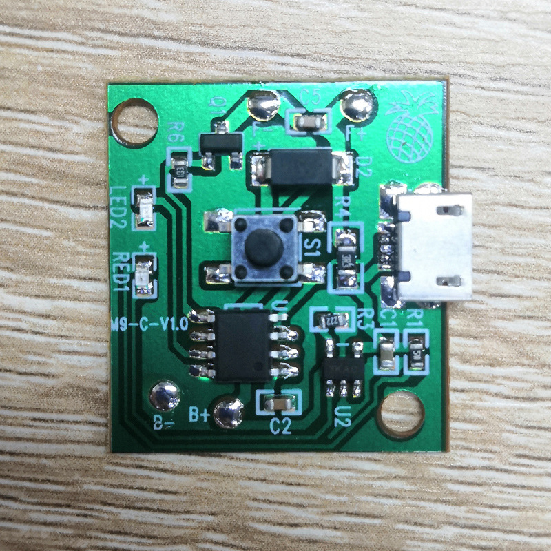 n9手持风扇电路板方案小风扇线路板开发桌面迷你风扇pcb电路板