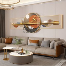 4FD客厅挂画现代简约沙发背景墙装饰画轻奢高端大气壁墙画新款晶