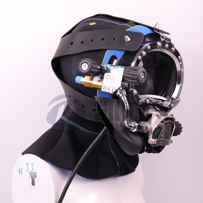 柯比摩根kmb28 潜水头盔 海洋打捞工程重型潜水帽 水下呼吸全面罩