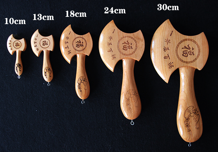 桃木斧子挂件 景区地摊斧头工艺品礼品随身装饰 大量批发