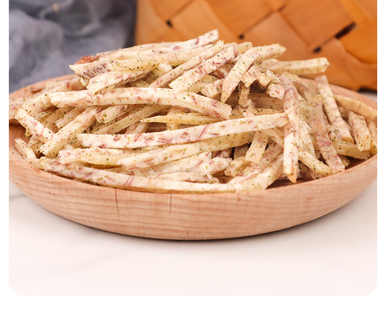 椒盐芋头丝150g酥脆芋头条咸香芋脆热卖零食海苔原味广西荔浦芋头