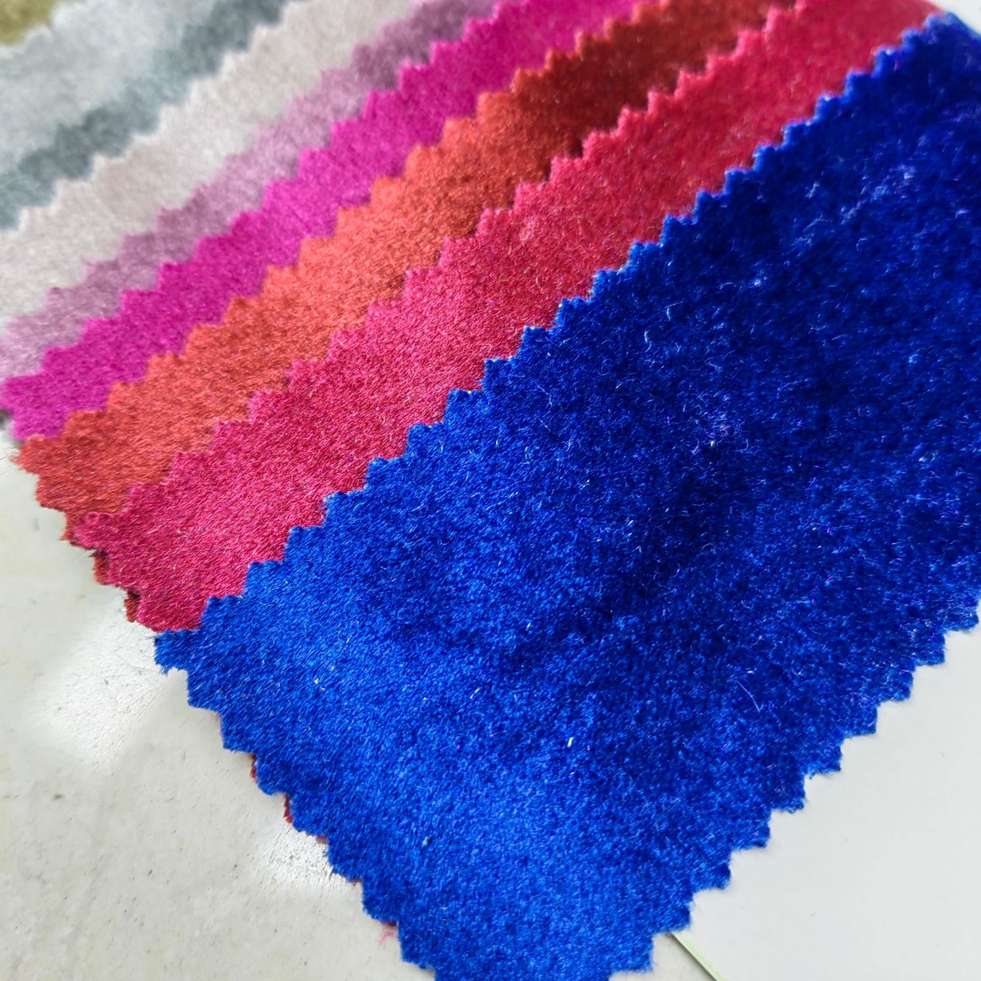 现货 270g/m2 意大利绒 亮光无弹天鹅绒  服装箱包沙发工艺品面料