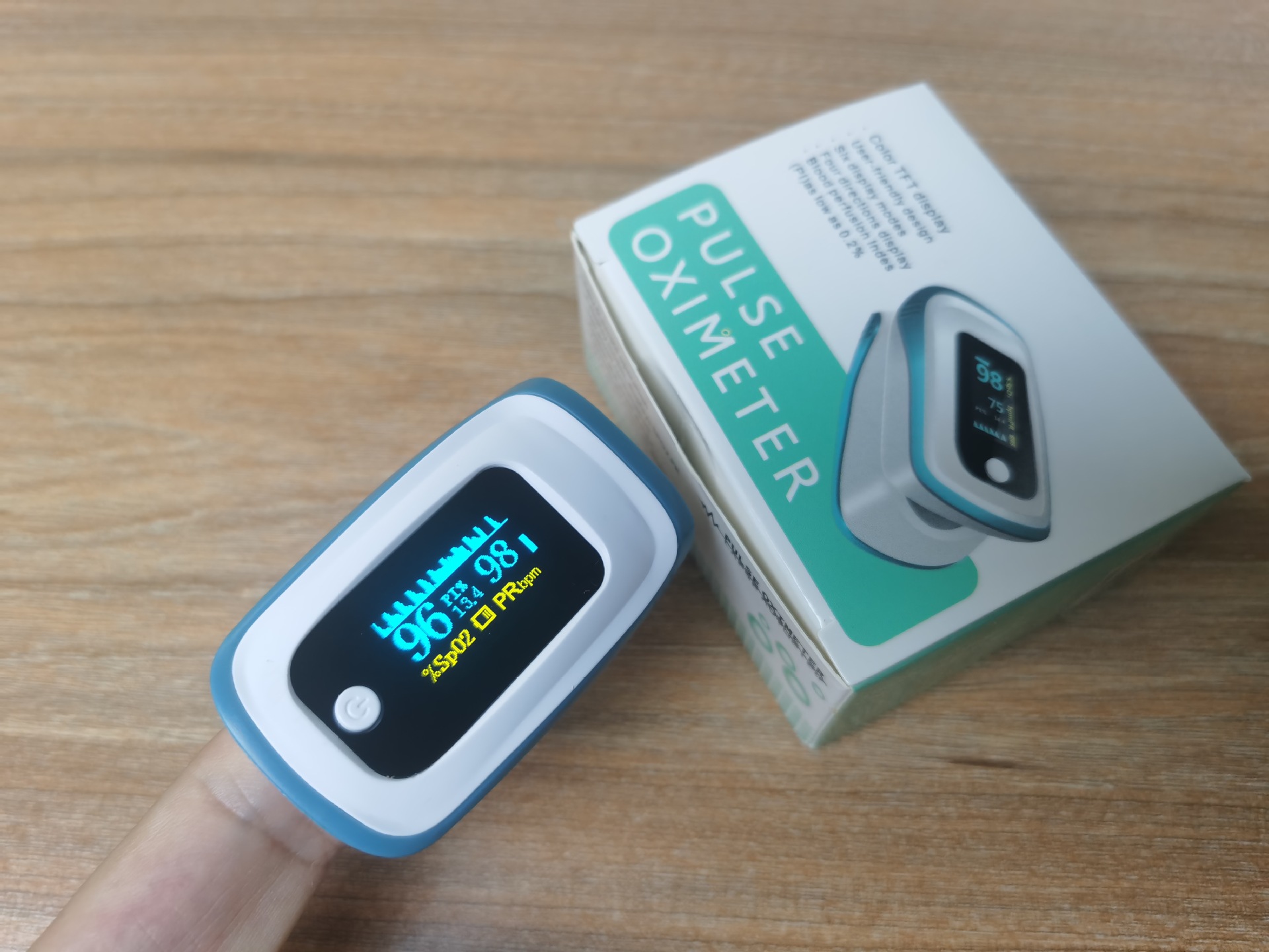 smh-01/lk87/lk88/lk89/a2宝石蓝白手指尖式血氧仪pulse oximeter