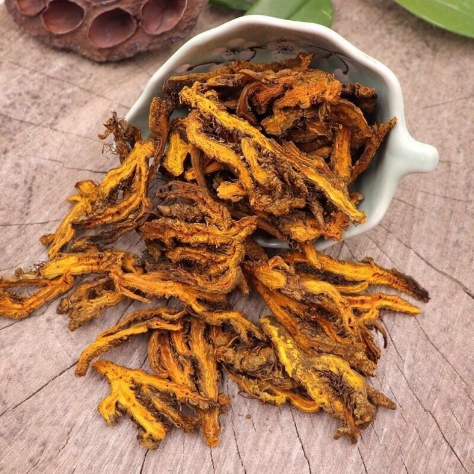 黄连个 川黄连鸡爪连 黄连 黄莲个 川莲 黄连粉可打粉500g批发