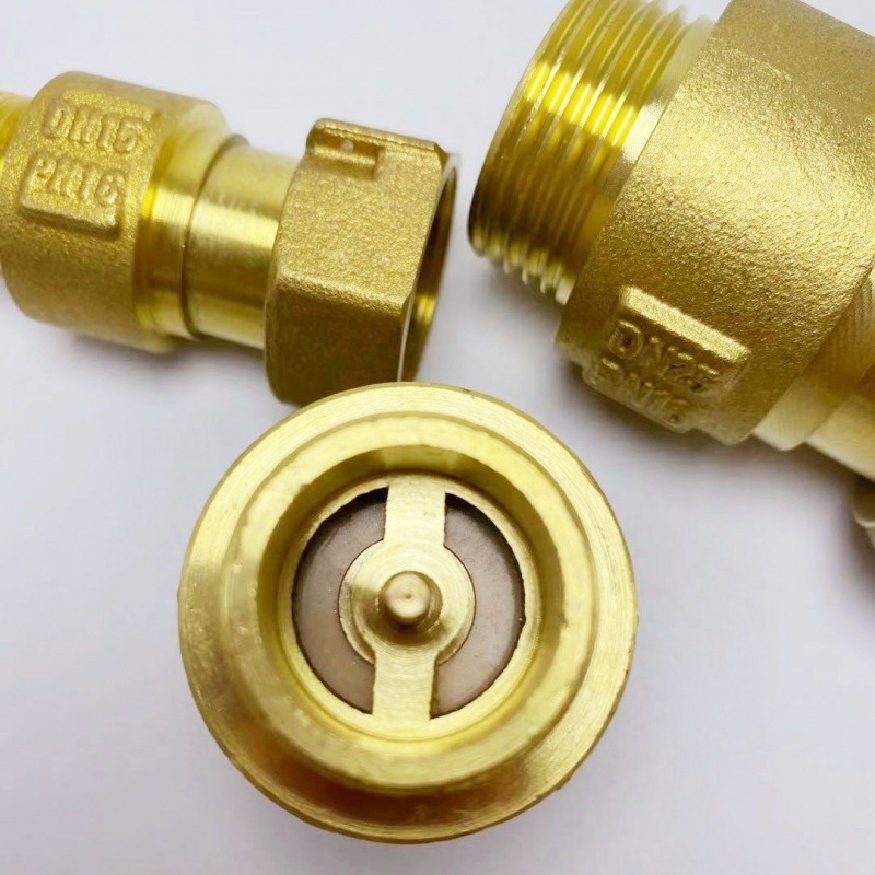 止回阀水表专用防空转表前4分6分防自转倒流表后止逆阀家用单向阀