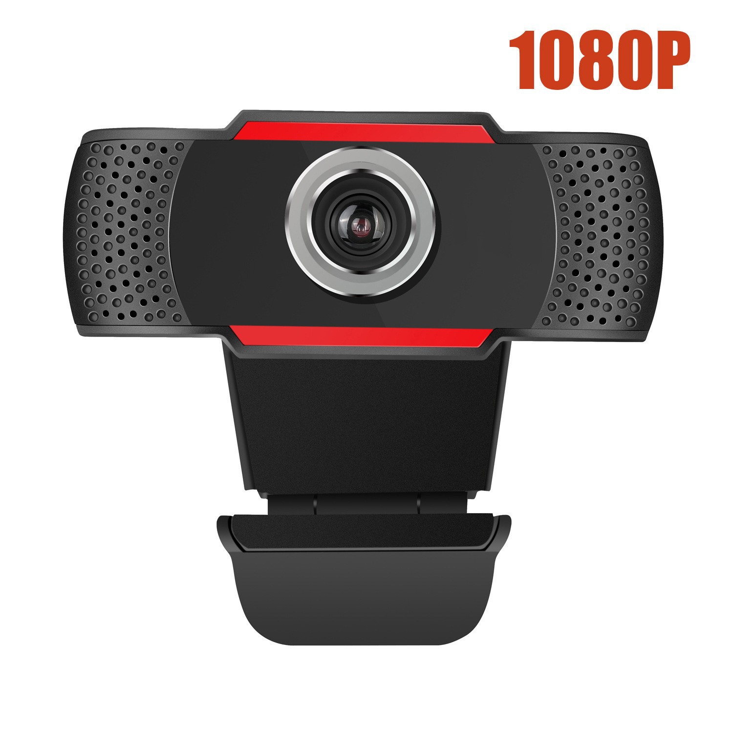 跨境网络摄像头usb电脑摄像头 免驱动 直播摄像头 带麦克风1080p