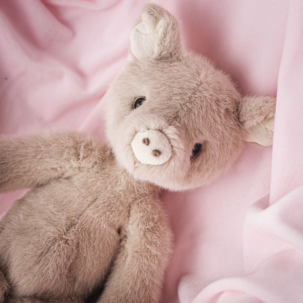 新品dabron原创玩偶设计小米猪皮桑毛绒批发一件代发玩具可加logo