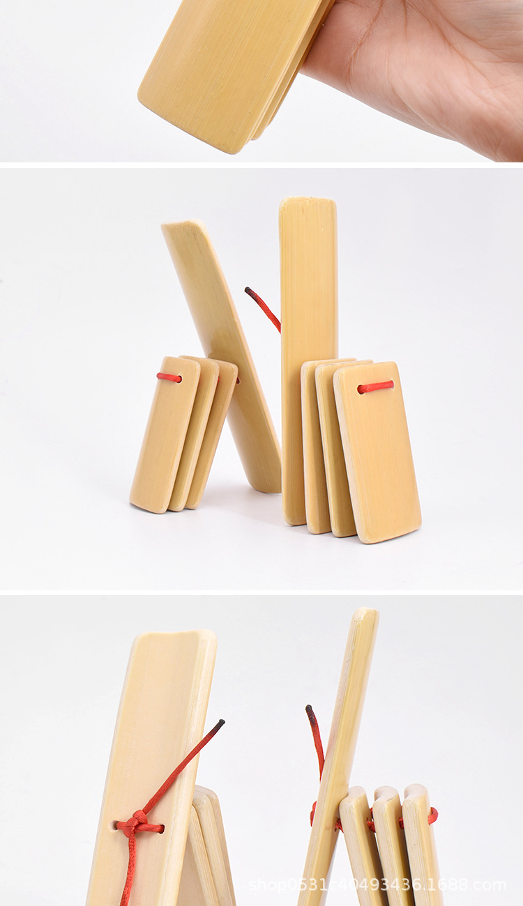 快板儿童口才用初学入门乐器相声夹板道具德云社演奏响板竹板乐器