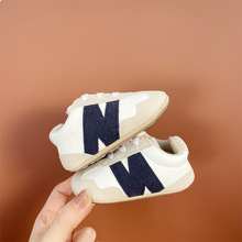 0-1岁宝宝防滑学步鞋3-6-89十个月男女婴儿鞋软底透气休闲小白鞋