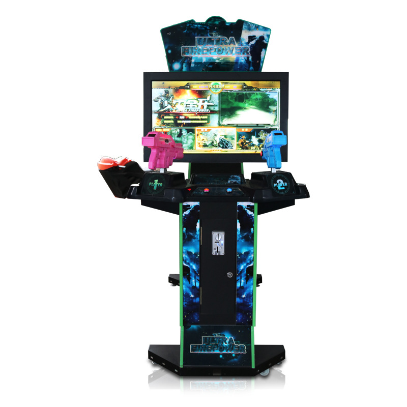 儿童电玩城游乐场投币射击枪机游戏游艺彩票礼品机器设备火力全开