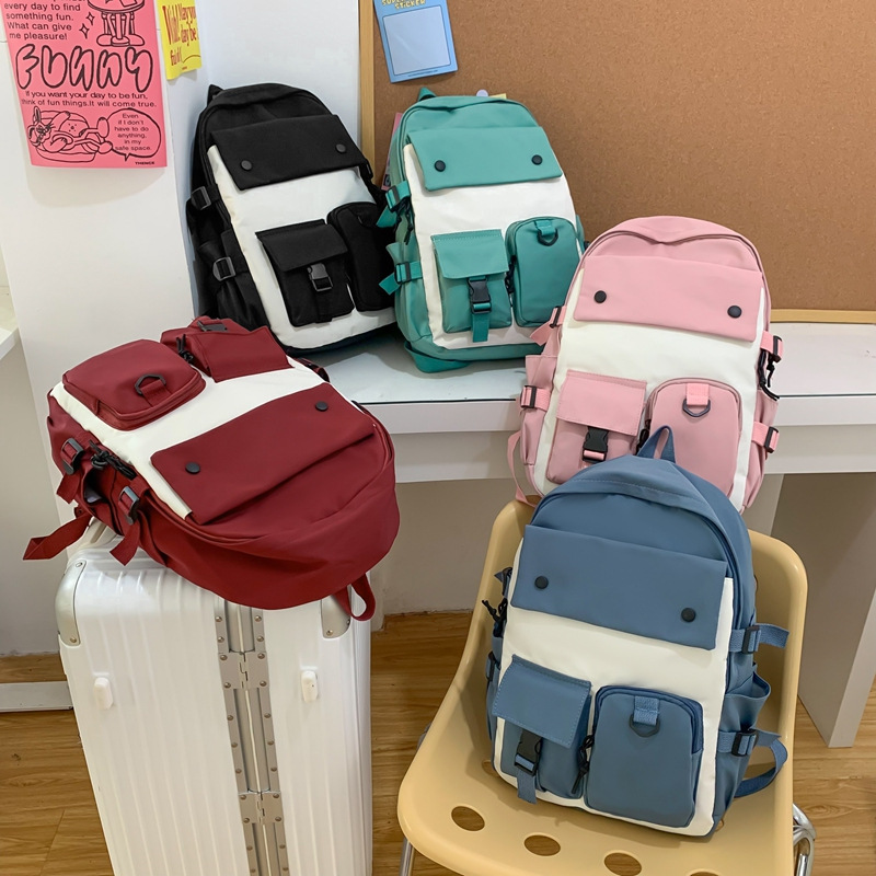 New Female Xiaoqing New High School Student Junior High School Backpack Ins Style Japanese Backpack