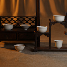 7WLO 博物馆定窑白瓷品茗杯茶杯手作瓷器家用主人杯单杯6款可选