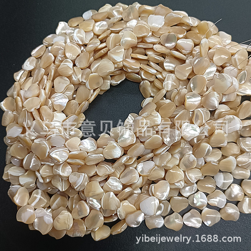 Sea Shell Horseshoe Screw Axe Fritillary Beads Shuangbu Surface Geometric Shell Beads Ancient Style Hand-Made DIY Ornament Accessories