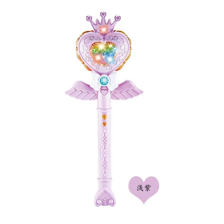 Balala Magic Wand Princess Stall Small Magic Wand Glow Stick Light Music Baby Girls' Toy Gift