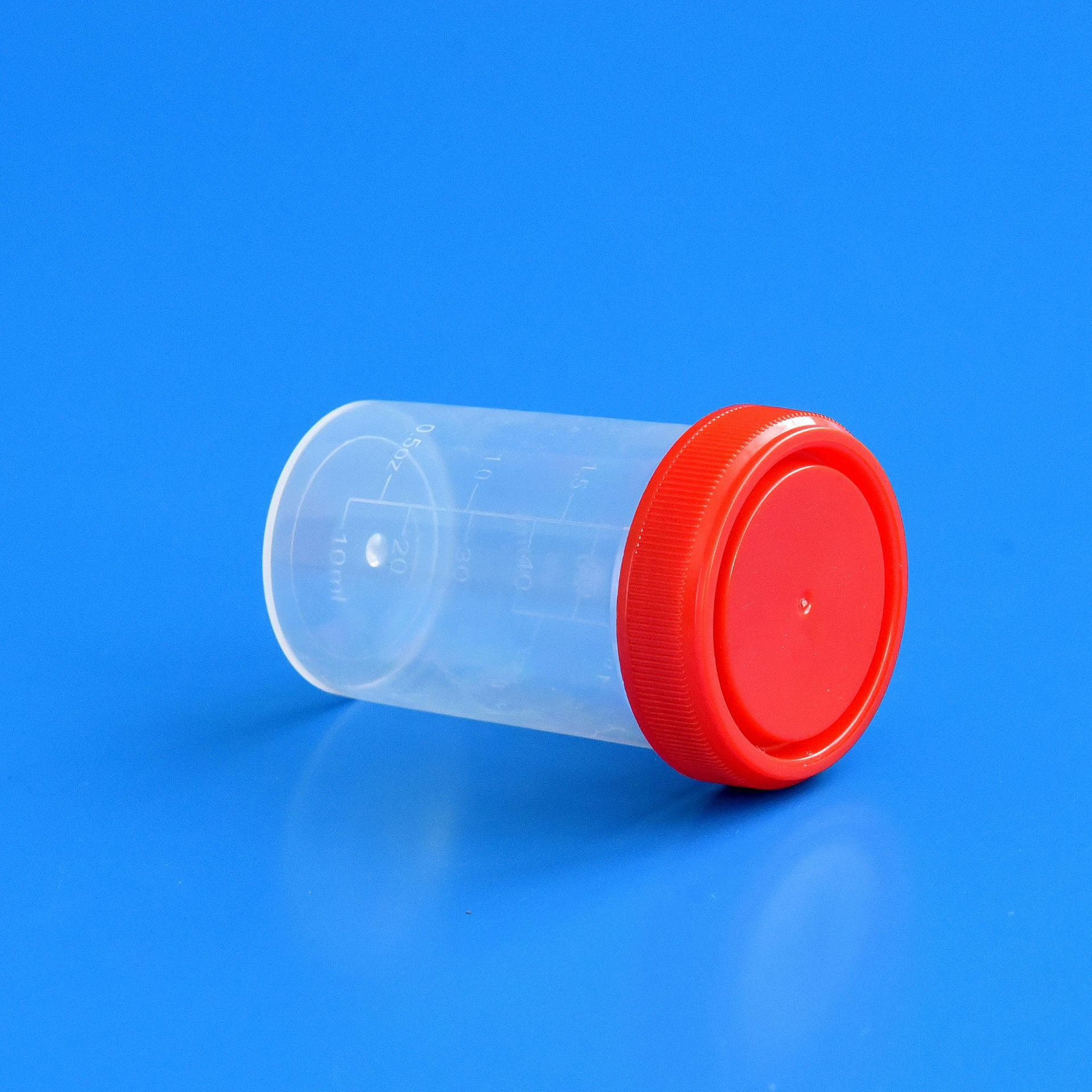 塑料螺口60ml 样品杯 采样杯 尿杯 尿液取样杯