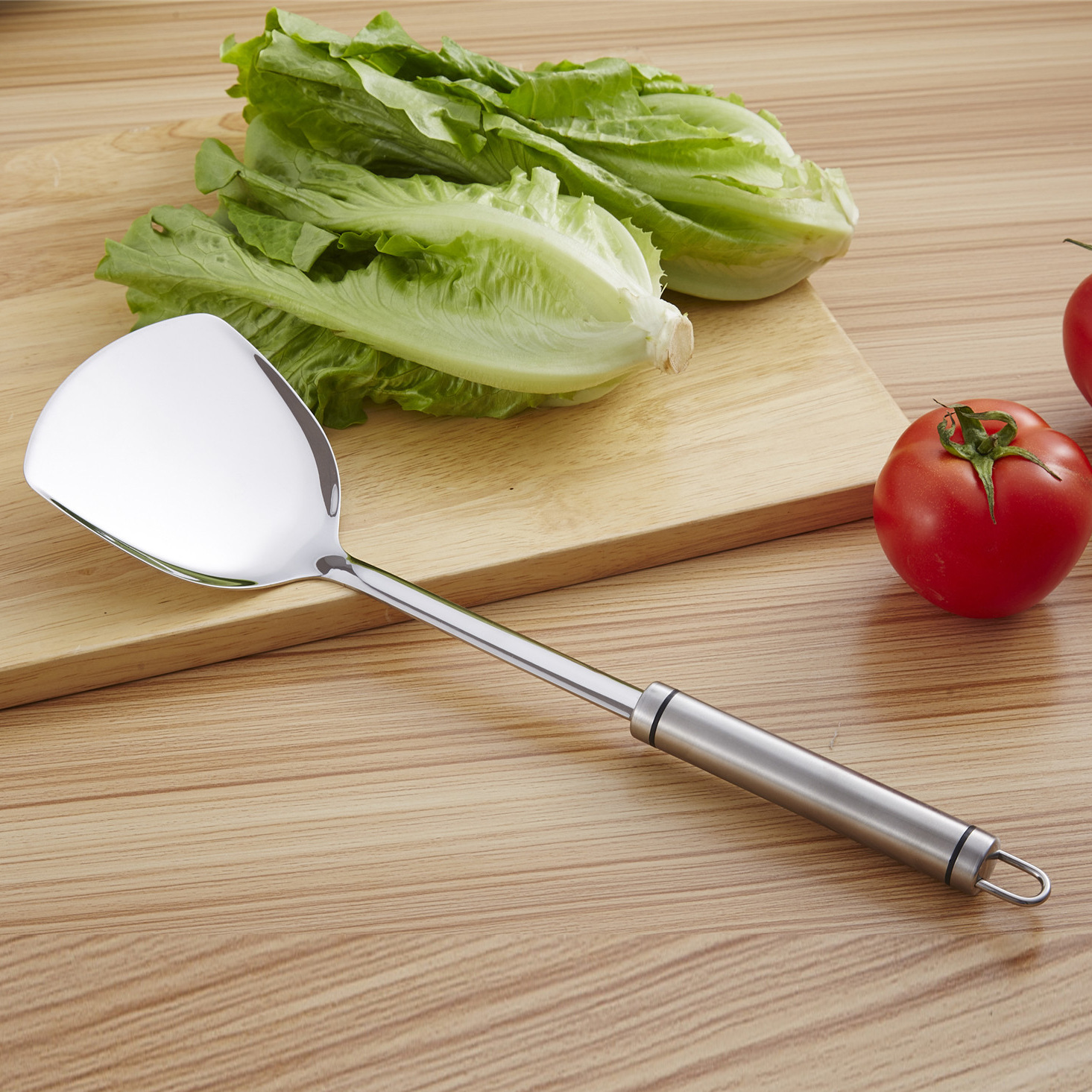 304不锈钢锅铲不锈钢厨具烹饪工具厨房用具炒菜家用餐厅 激光logo