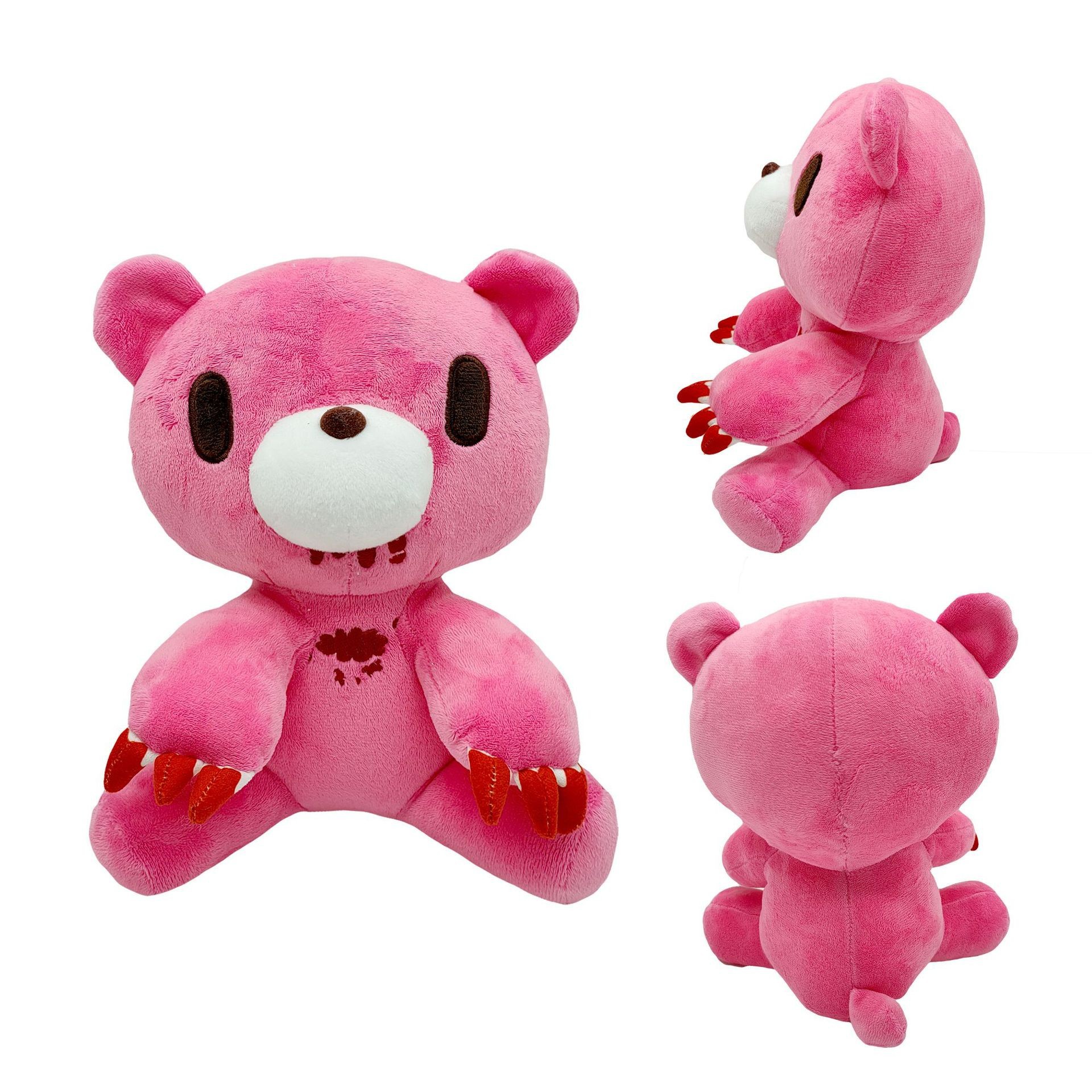 跨境现货 gloomy bear plush 红色暴力熊毛绒玩具公仔 毛绒玩偶