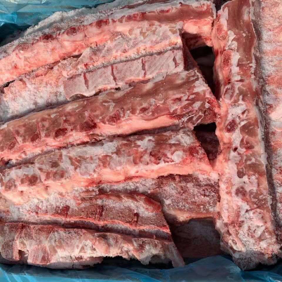 新鲜冷冻猪龙骨斤顺丰包邮 猪脊骨猪大骨煲汤酱骨头商用切块批发